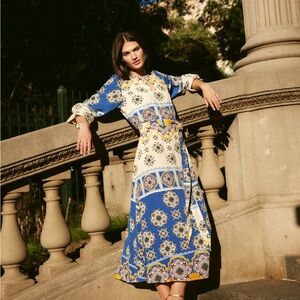 Authentic OCCASION  BLOUSON  MAXI  DRESS By Boden SOLD OUT EVERYWHERE